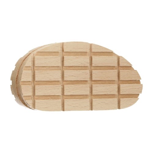Wooden block wedge shape